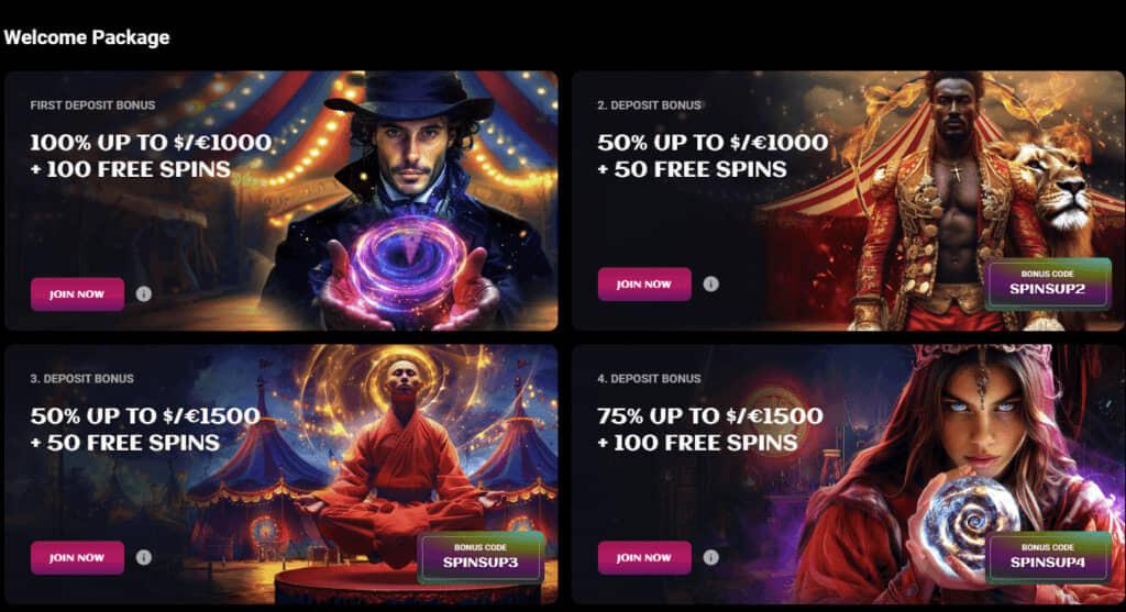 SpinsUp-online-casino-Kuwait-online-casino-welcome-package-Bonus